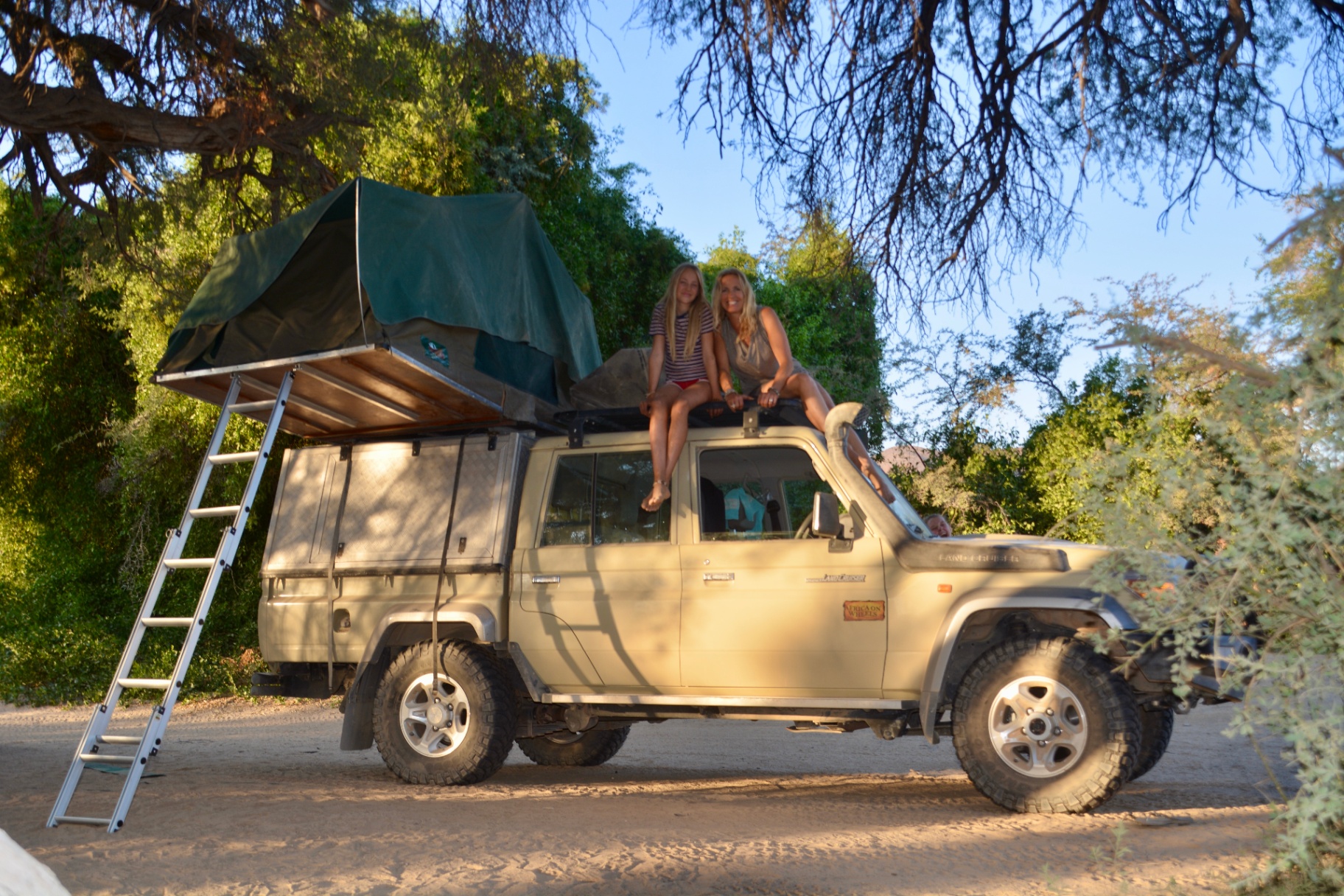 Safari avontuur met daktent